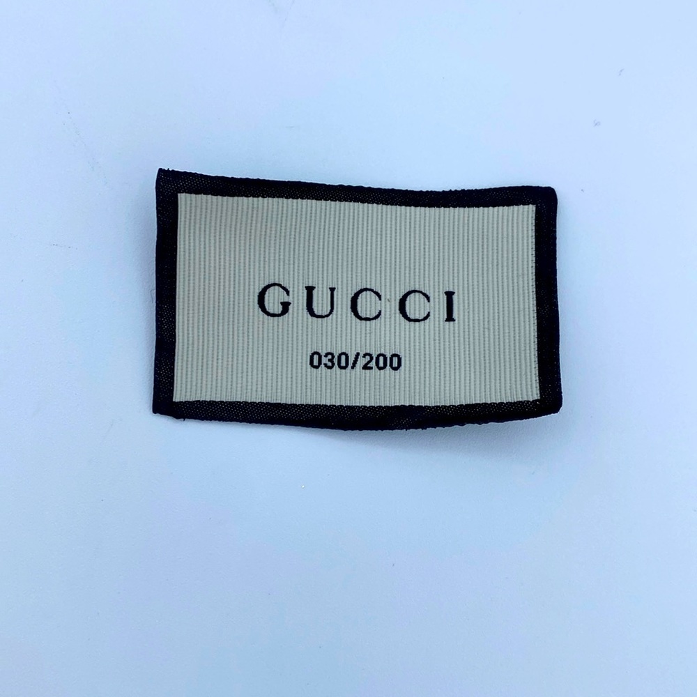 Gucci Label Clothing Tag 1.5x2.5 030/200